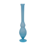 Vase soliflore blue glass