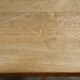 Vintage danish brutalist oak dining table