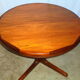 Round dining table with 2 70s extensions