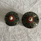 Set of 2 vintage Japanese tea cups Kutani Ware Yozan