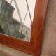 Mirror Louis-Philippe plated walnut and marquetry 69x47cm