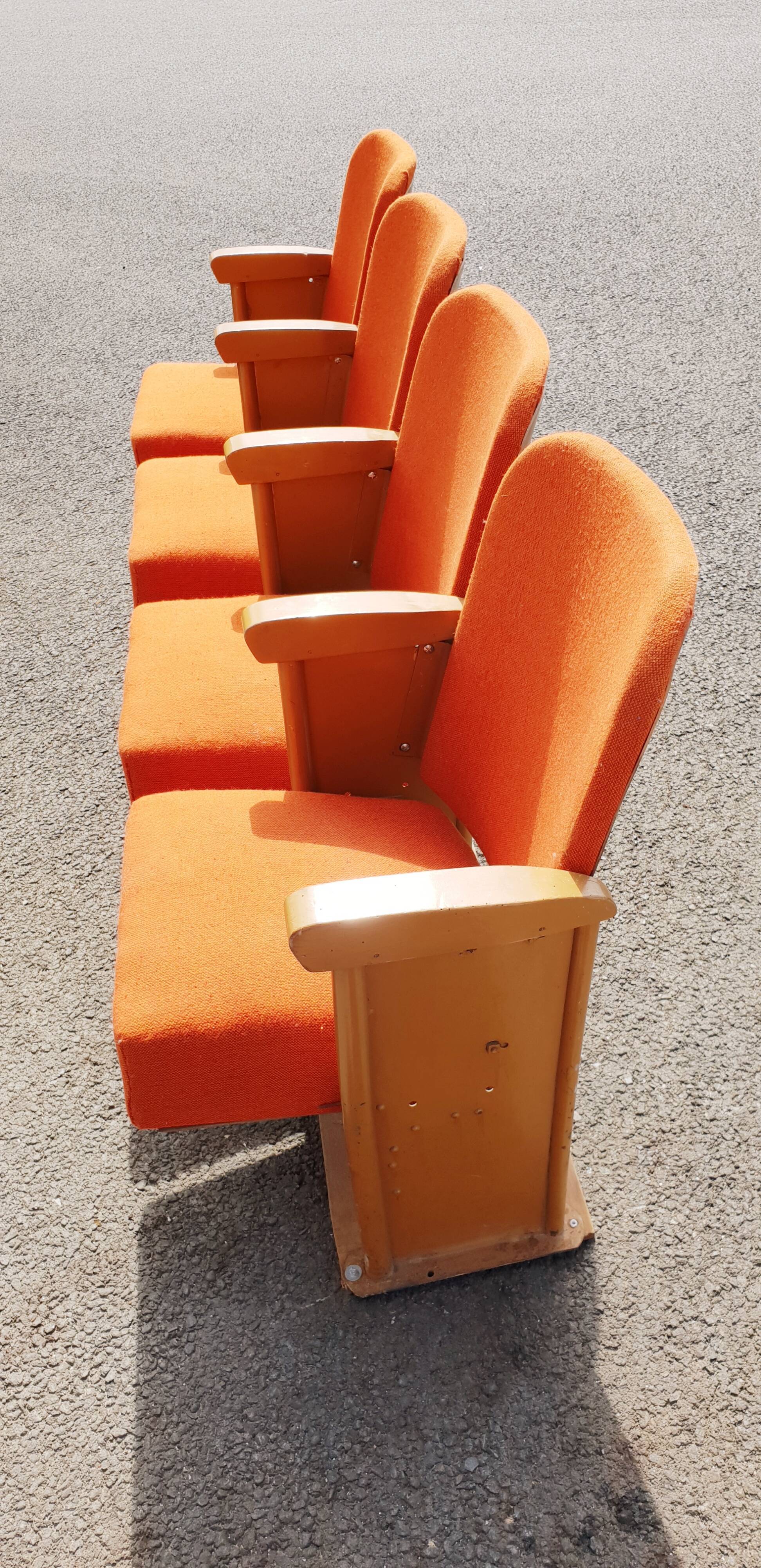 Vintage cinema chairs