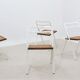 Cidue vintage folding chairs 1970s, set of 4