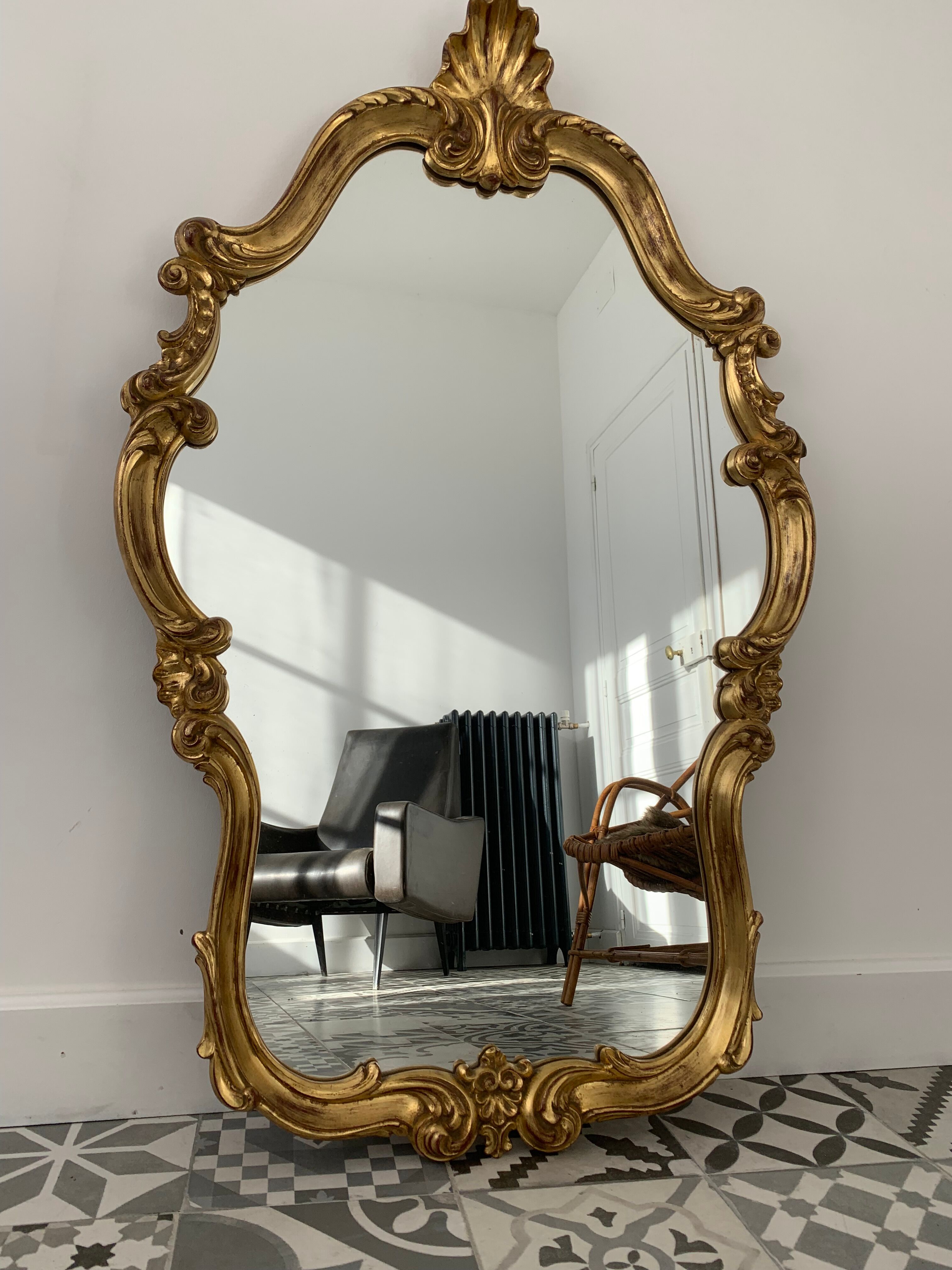Baroque mirror 115x70cm