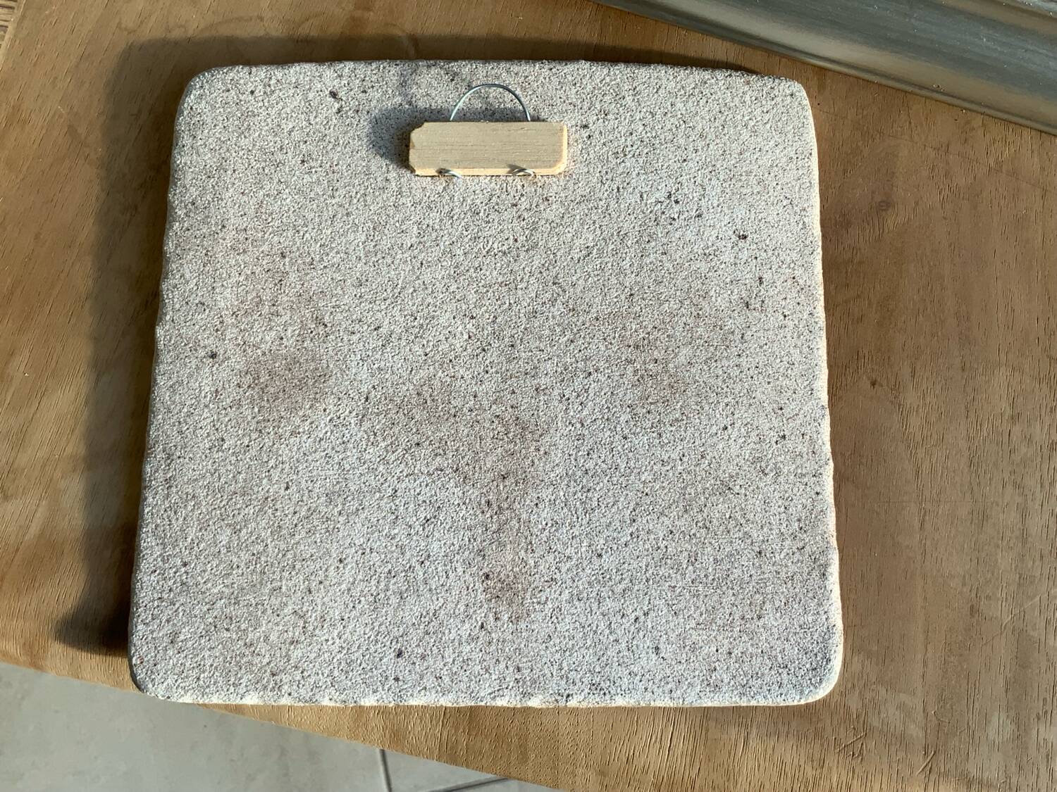Glazed stoneware plaque Voldemar Volkoff 25x25