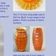 Paire Vases Art Déco Josef Invald Carnival Marigold Orange Irisé Jacobean
