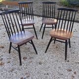 4 Fanett type chairs designed by Ilmari Tapiovara