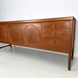Unique vintage teak sideboard from the 1960s, produced by Nathan.