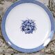 Antique serving dish in Sarreguemines earthenware with old Delft blue decoration.