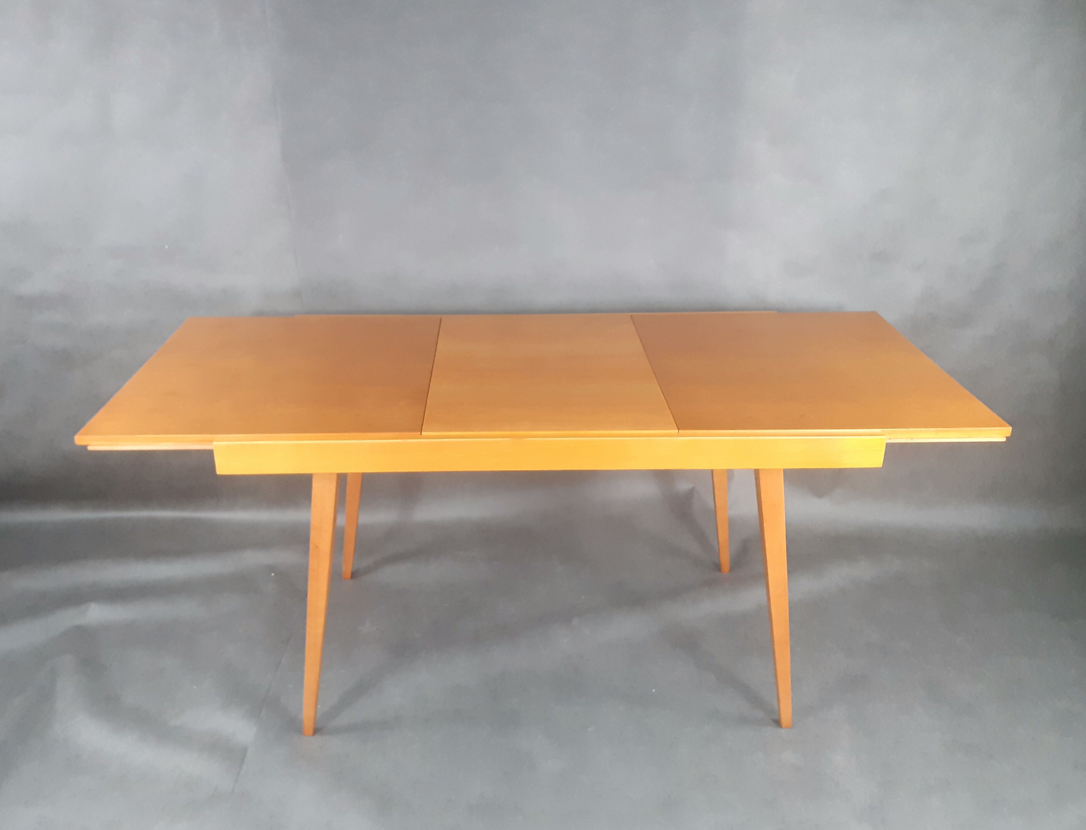 Extension Table in Ash František Jiràk by Tatra vintage Czech 1960s
