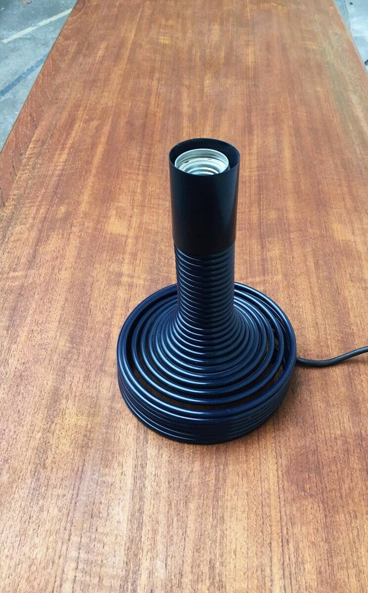 Lampe de table Spirale de l’ère spatiale italienne par Angelo Mangiarotti pour Candle