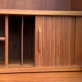 Danish library and its teak secretary 1960 by Johannes Sorth