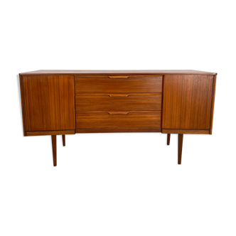 Vintage unique curved sideboard 1960's