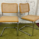 Pair of chairs Marcel Breuer Cesca B32
