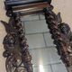 Large Flemish neo-Renaissance wall mirror in carved wood – late 19th century