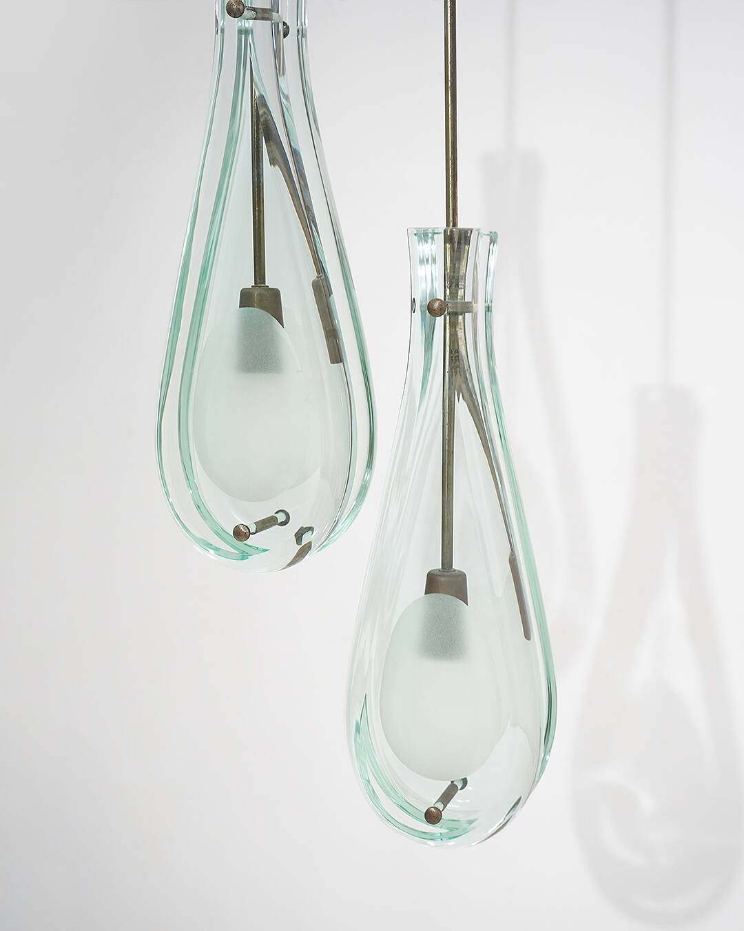 Pendant lamp mod. 2259/2 by Max Ingrand, Fontana Arte, 1960s