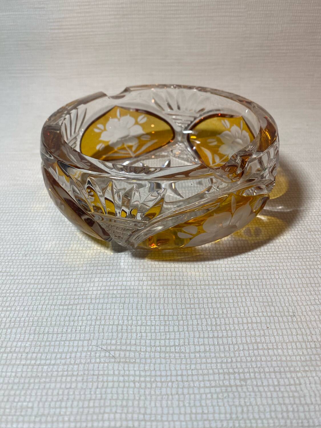 Bowl / catch-all / ashtray Julia crystal