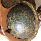 Coffee table bar world map