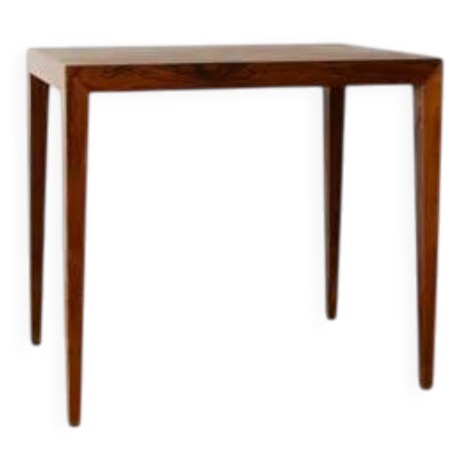 Minimalist rosewood table, Denmark 1960s-70s