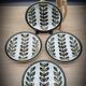 Set 4 plates Rambouillet 1966
