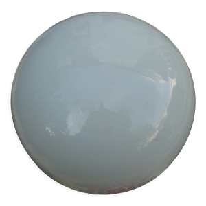 plafonnier globe rond - opaline
