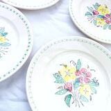 6 old flat plates
