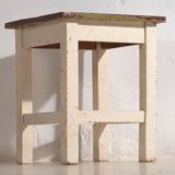 Antique small square tables (circa 1920). 2-piece set