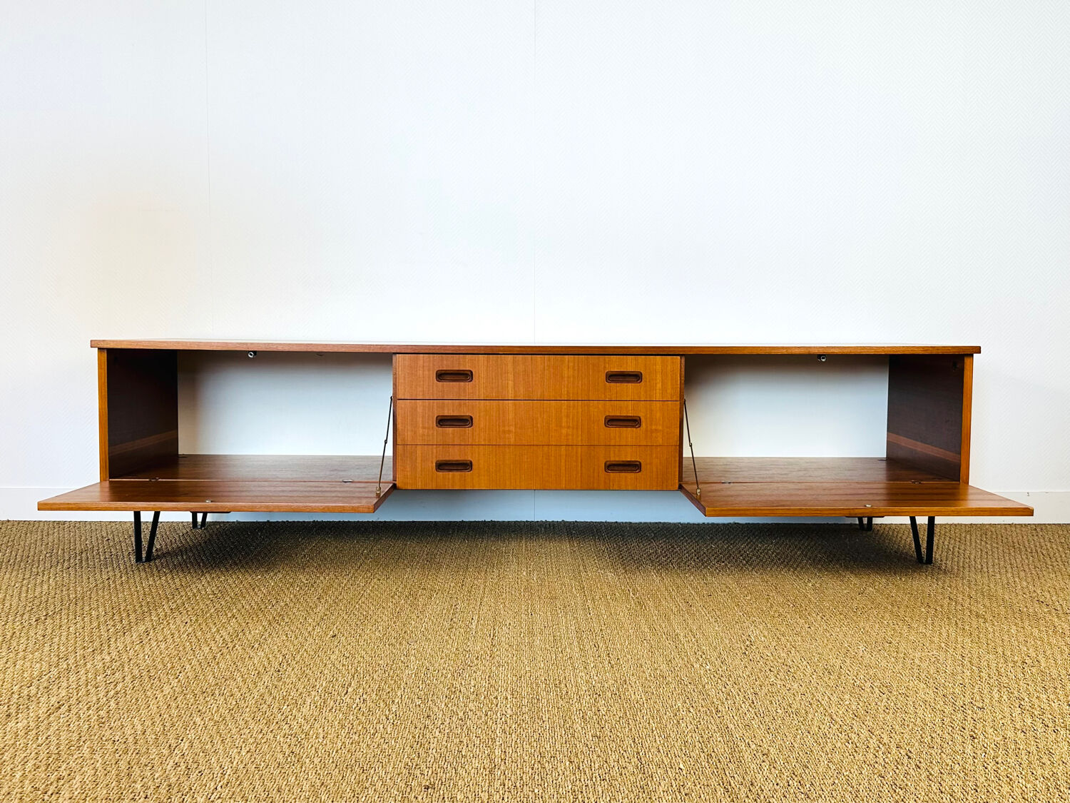 Scandinavian teak sideboard from the 1960s.