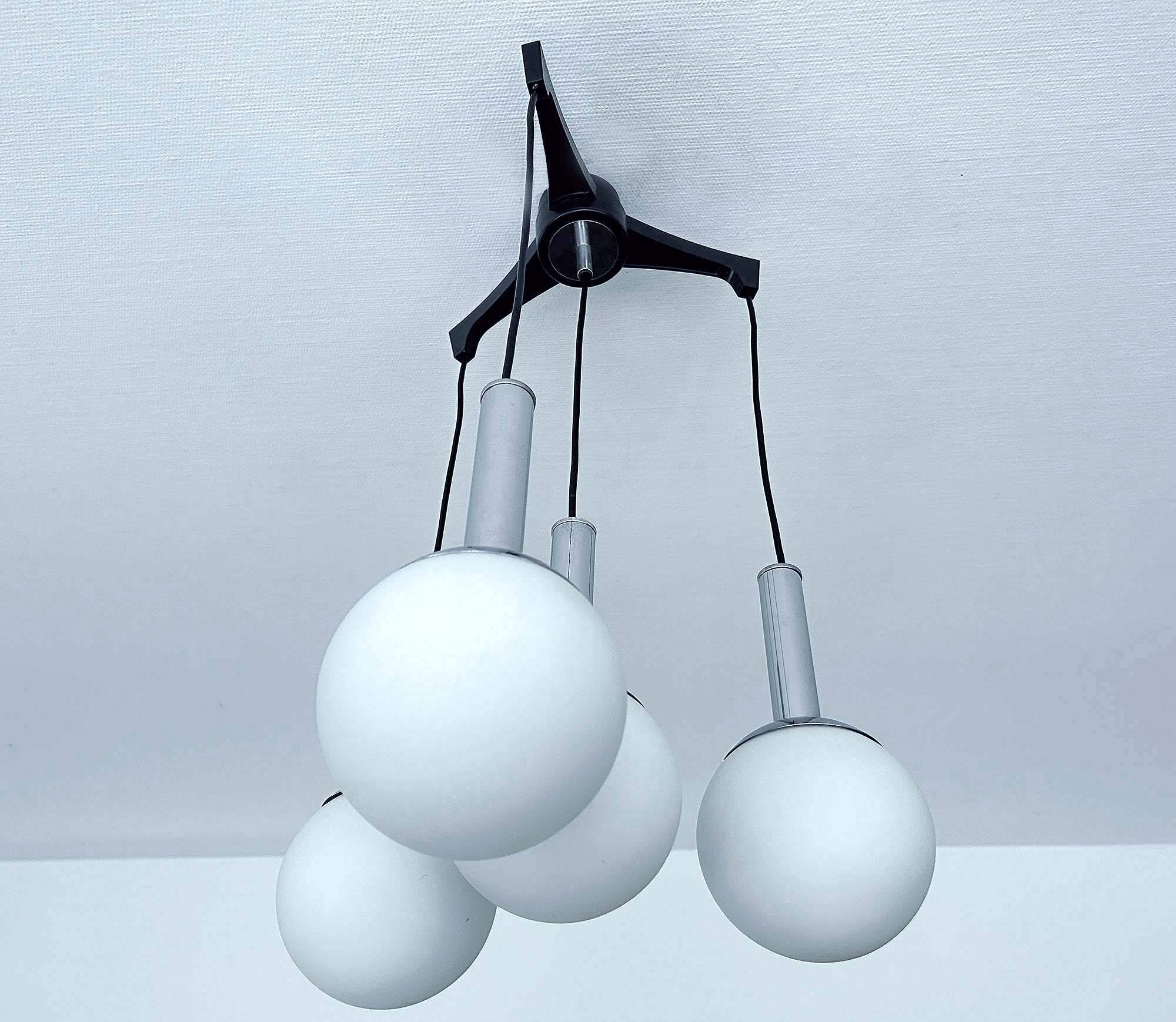 Italian Mid Century Space Age Pendant Lamp