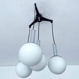 Lampe à suspension italienne du milieu du siècle de l'ère spatiale