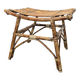Tabouret en rotin vintage