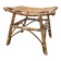 Tabouret en rotin vintage