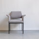 Fauteuil Bridge moderniste de Jean Domps, édition Trefac vers 1958