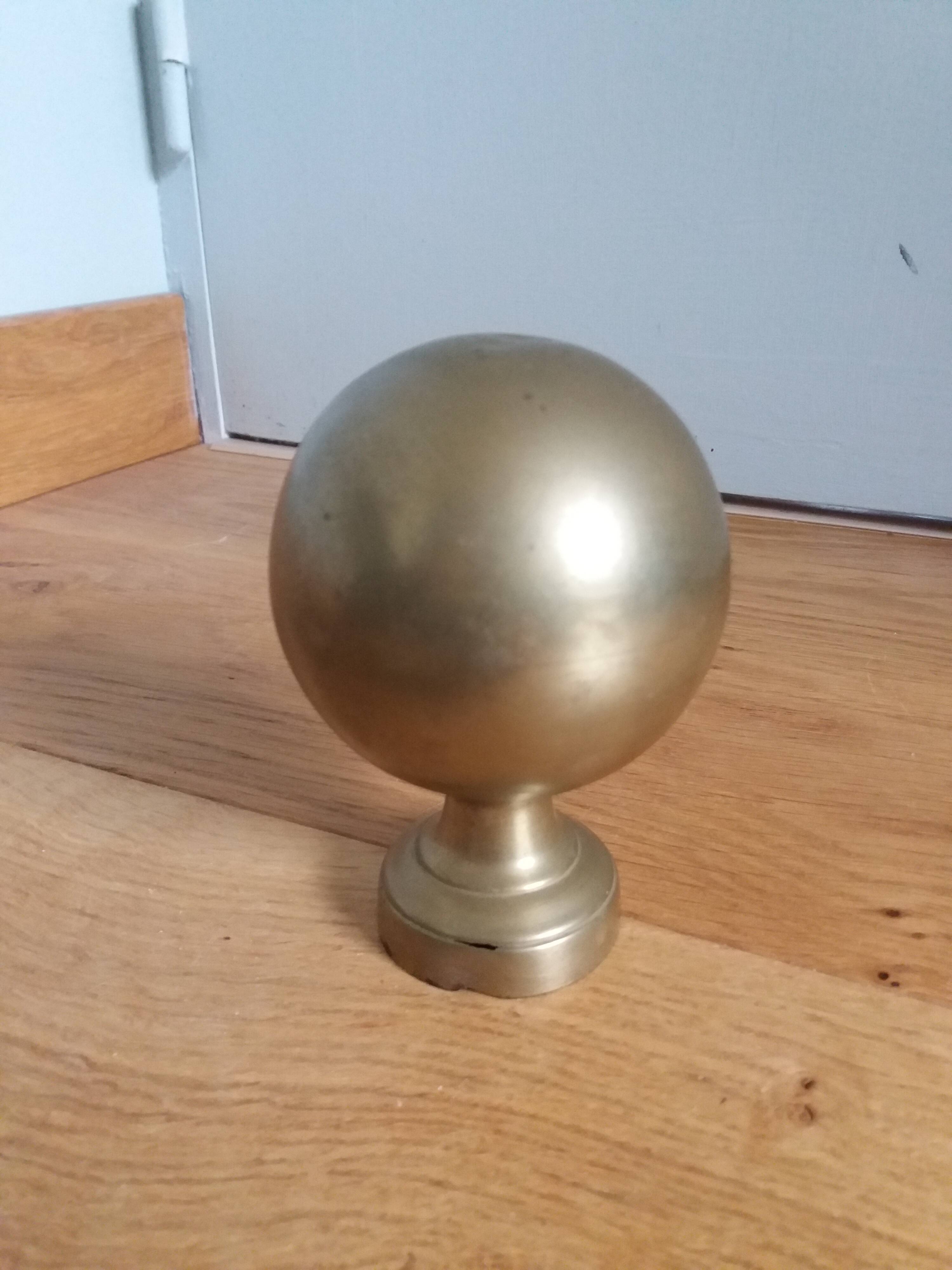 Brass stair ball
