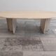 Travertine Eclipse coffee table, 1970s