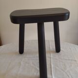 Black wood tripod stool