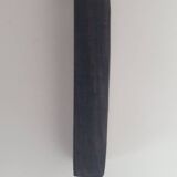 Ebony and chiseled metal knife holder set