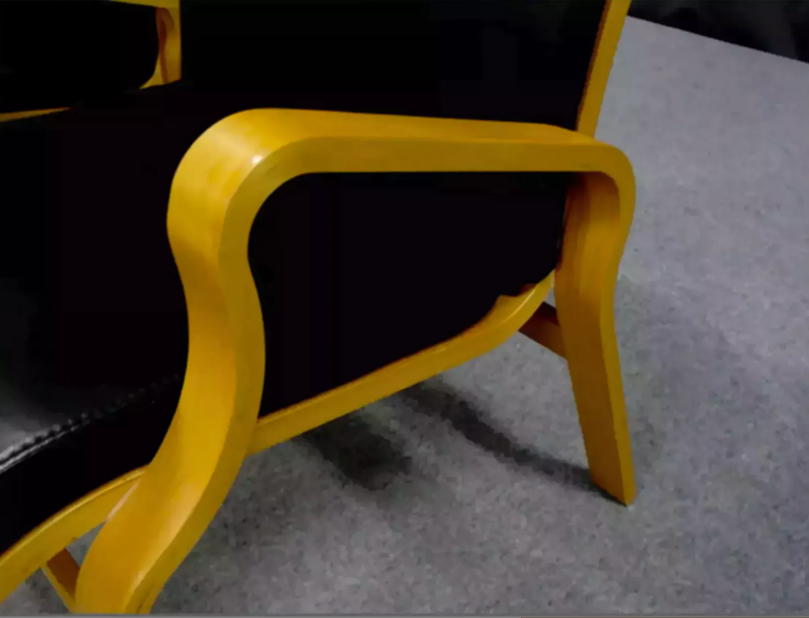 Pair of leather armchairs 1970