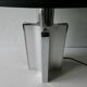 70s chrome metal lamp