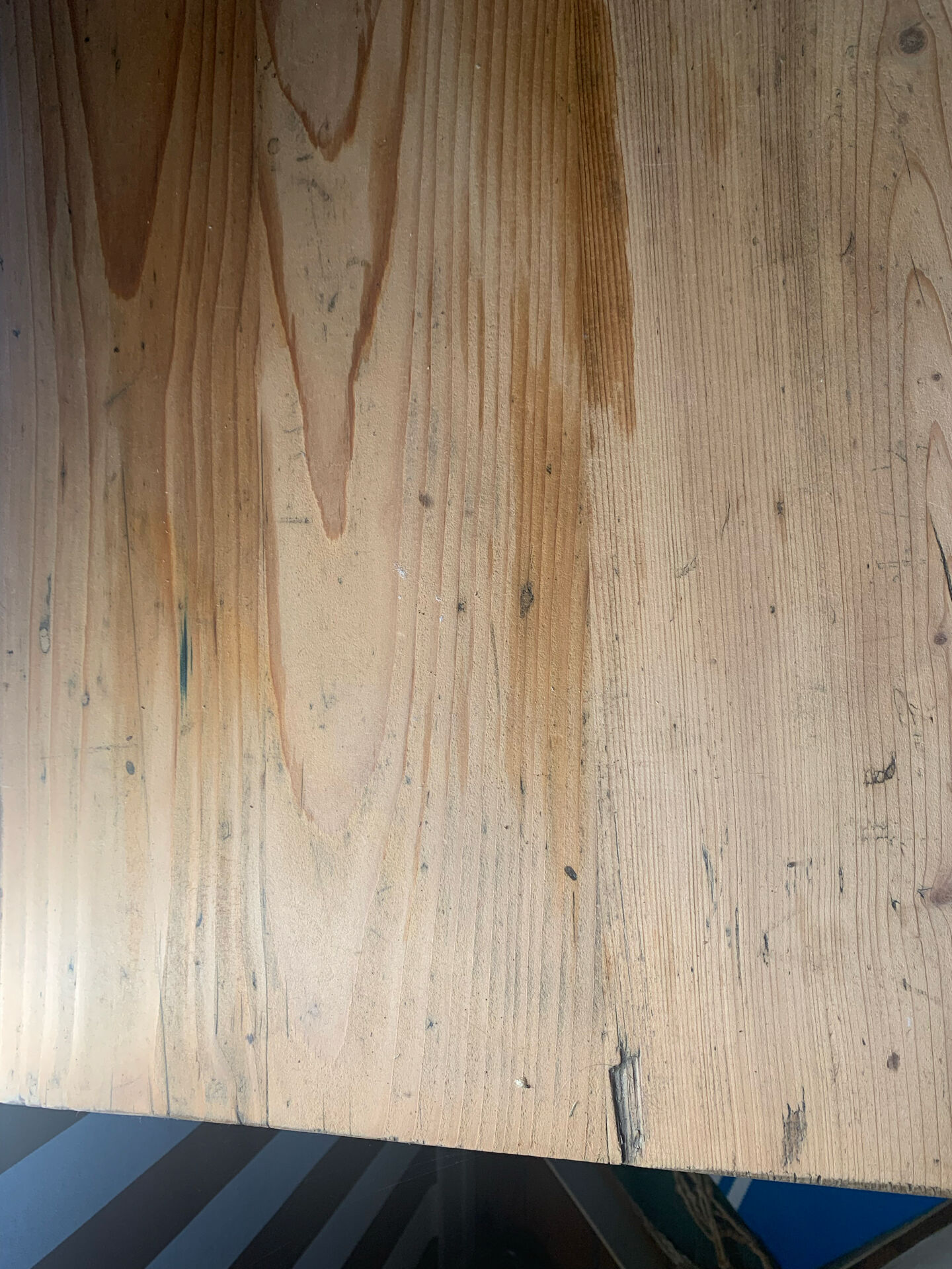 Bureau en bois massif, 1 tiroir