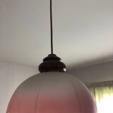 Vintage glass pendant light
