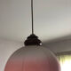 Vintage glass pendant light