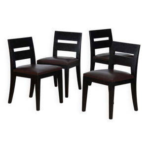 suite de 4 chaises Archipel