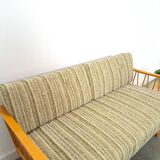 Uitschuifbare slaapbank met kussens, zitbank