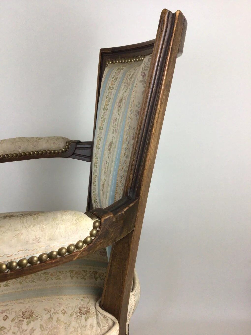 Pair of Louis XVI era convertible armchairs