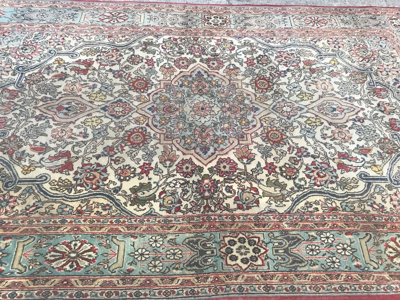 Rug persian ghoum handmade 140x234 cm