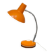 Orange and chrome articulated Cocotte lamp France 1970