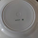 Dessert plates, set of eight, Marly decor