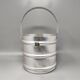 1960s Elegant Champagne Ice Bucket by Arir in Aluminium. Made in Italy