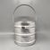 1960s Elegant Champagne Ice Bucket by Arir in Aluminium. Made in Italy